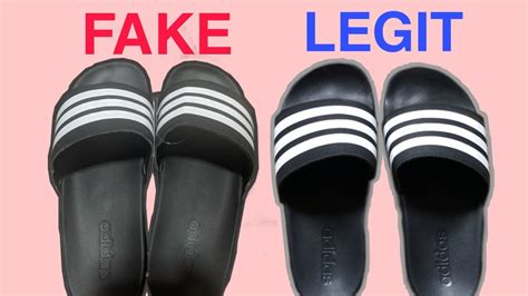 adidas adilette comfort original vs fake